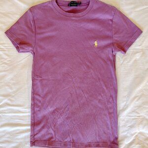 Ralph Lauren Women's Medium Dark Lavender T-Shirt 100% Cotton